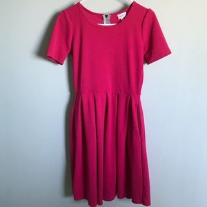 LuLaRoe Pink S Amelia EUC